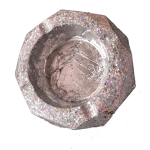 Silver Fox Resin Ashtray-panda rolling