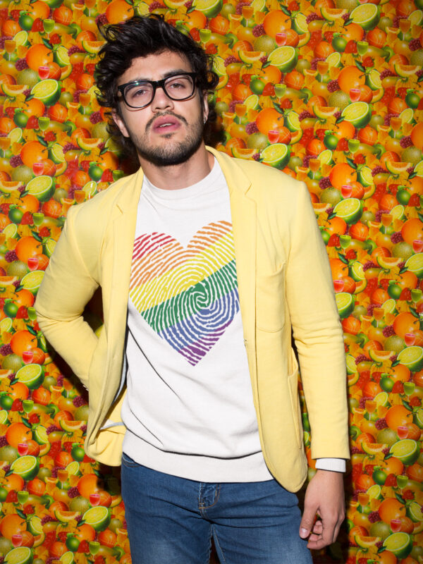 fingerprints on the heart tshirt by wayward wayz