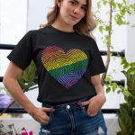 fingerprints on the heart unisex tshirt by wayward wayz