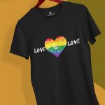 love is love tshirt black
