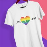 love is love tshirt white