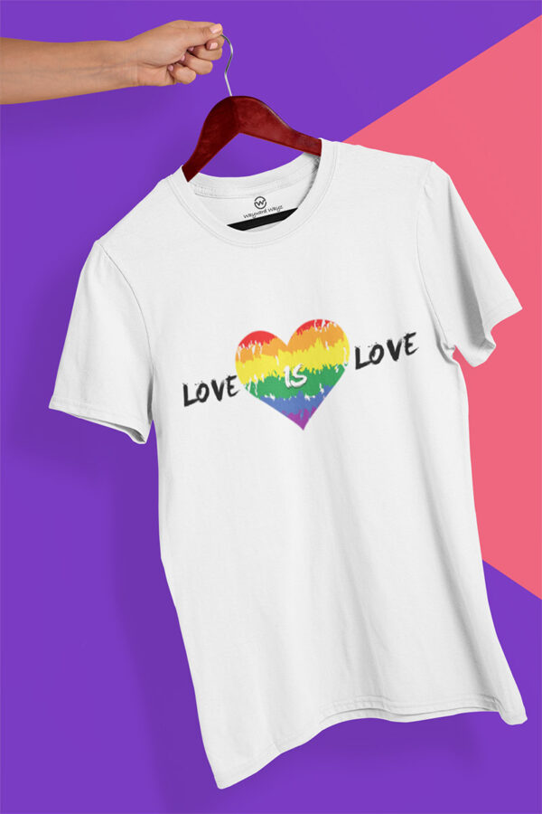 love is love tshirt white